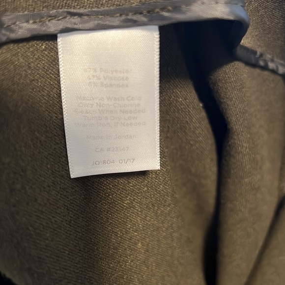 Talbots Mid-Rise Olive Dress Pant Trouser, 8 - Picture 8 of 8